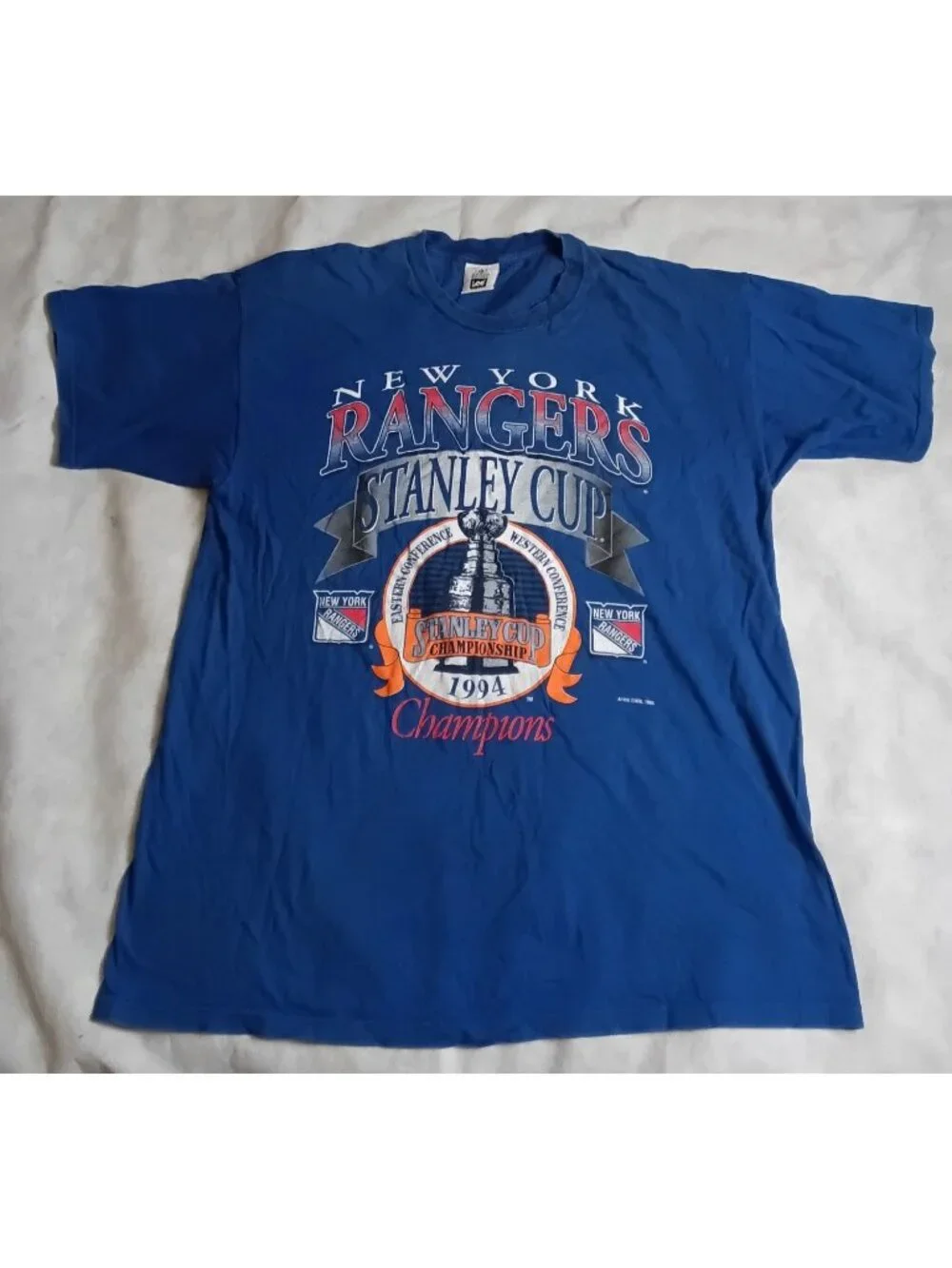 Vintage New York Rangers T-Shirt XL Stanley Cup Champions 1994 - Picture 2 of 7